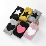 Cute Tertiary Color Love Girl Leggings